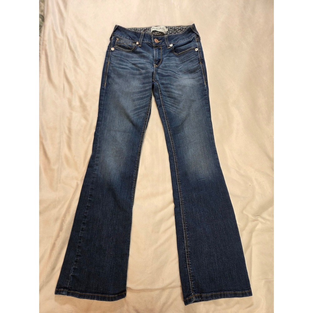 Ariat R.E.A.L. Denim Women's Flare Jeans 28R Medium Wash Western Stretch